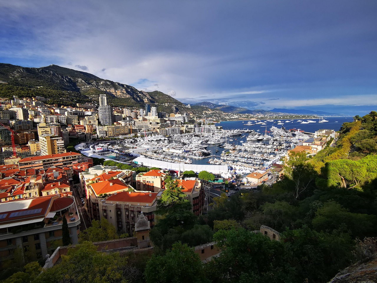 Yachten im Port Hercule von Monaco